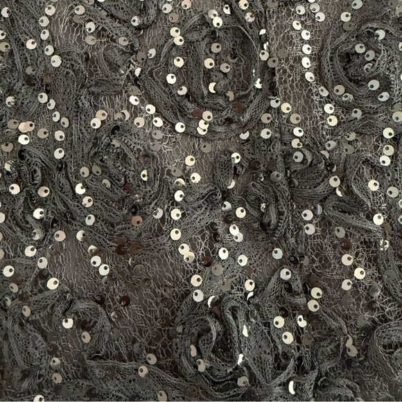 SUZY SHEIR | Black Sequin Dress - Picture 10 of 10